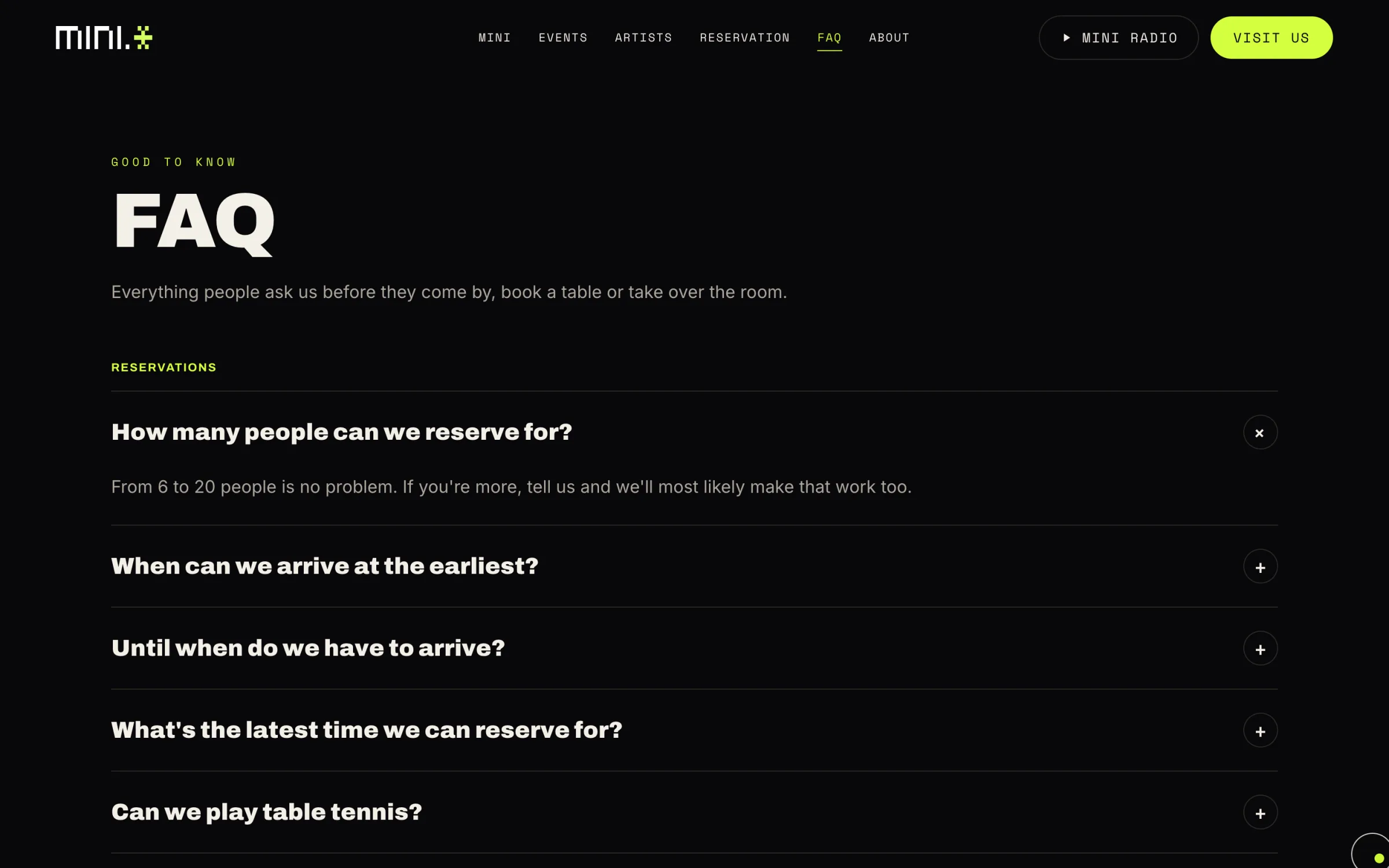 FAQ: every open question answered upfront